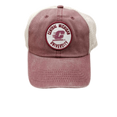 On The Mark Hat CMU Seal Trucker Adjustable Hat Central Michigan | CMU Chippewas | Mesh Trucker Hat | School Seal