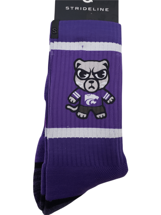 Strideline Socks Kansas State Wildcats Sock Kansas State Wildcats | Crew Socks | TokyoDachi Sock