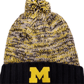 On The Mark Hat Michigan Knit 2-Way Winter Hat U of M | Michigan Wolverines | Knit Winter Hat