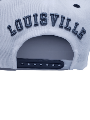 Zephyr Hat Louisville Cardinals Z11 Ash Adjustable Hat Louisville Cardinals Z11 Ash Adjustable Hat | White Hat with Black