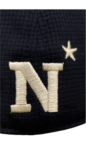 On The Mark Hat Navy Midshipmen Navy Blue OneFit Hat Navy Midshipmen | OneFit Hat | FlexFit Ball Cap