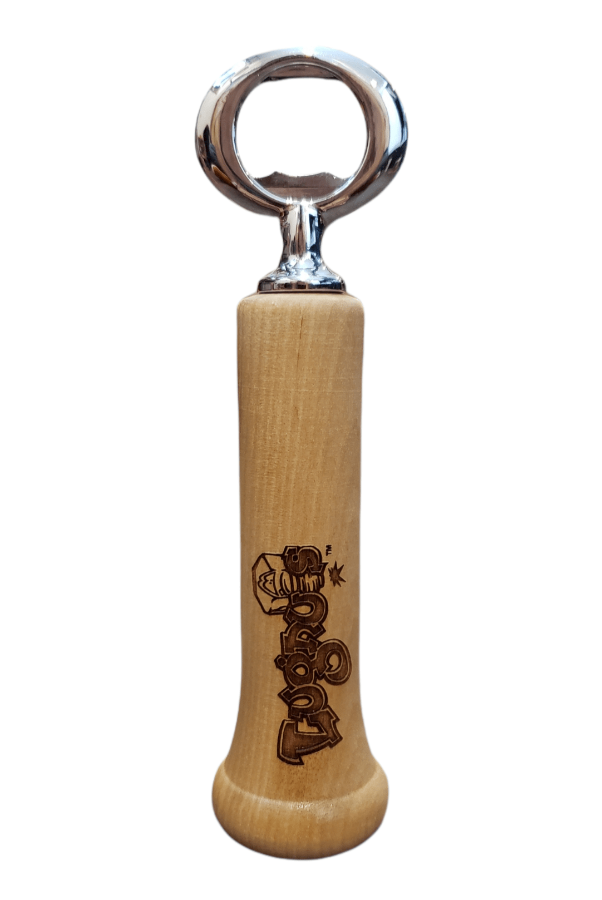 Dugout Mugs Bottle Opener Lansing Lugnuts Bottle Opener Lansing Lugnuts | Baseball Bat Handle Bottle Opener | MiLB