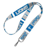 WinCraft Keychains Detroit Lions Throwback Lanyard w/ detachable buckle
