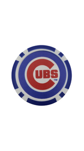 On The Mark Golf Gear Chicago Cubs Poker Chip Marker Chicago Cubs | Poker Chip | Golf Ball Marker | MLB