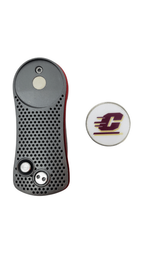 On The Mark Golf Gear Central Michigan Ball Mark Repair Tool Central Michigan | CMU Chippewas | Golf Ball Mark Repair Tool