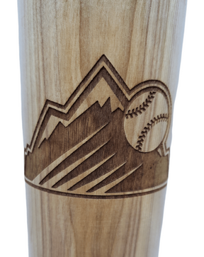 Dugout Mugs Beermug Colorado Rockies Mountain Baseball Bat Mug Colorado Rockies | Mountain Logo Beermug |Baseball Bat Mug | MLB