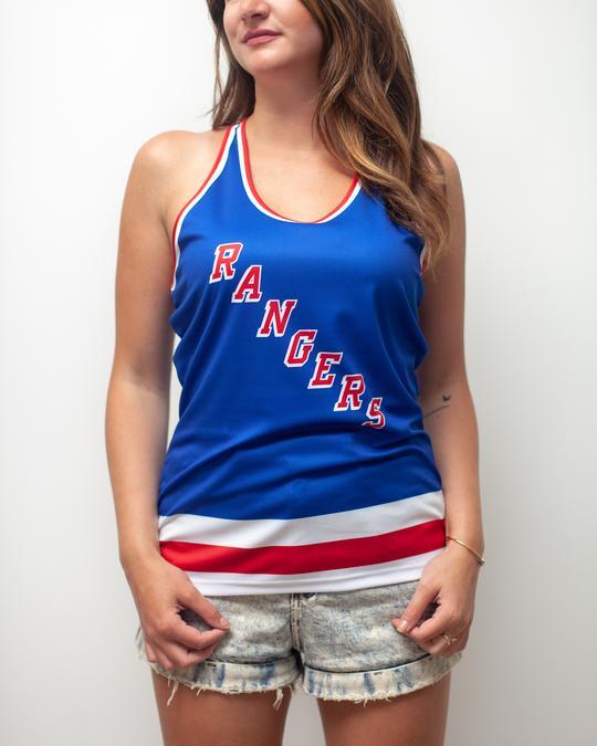 Bench Clearers Shirts New York Rangers Racerback Tank Top