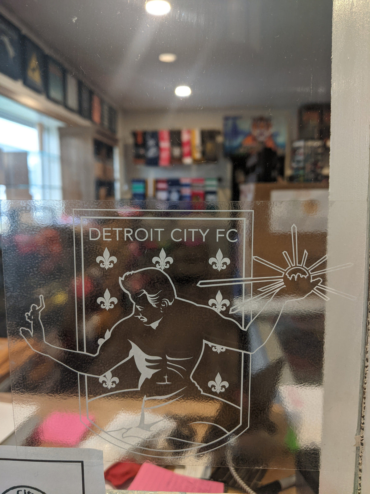 DCFC Sticker DCFC White Decal | Multi-Use DCFC Decal | Detroit City Football Club Decal | Carrot Stick Sports