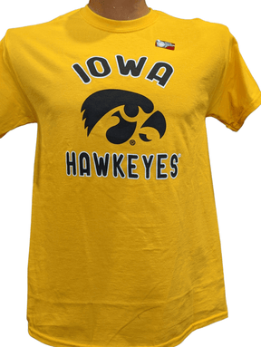 Blue 84 Shirts & Tops Iowa Hawkeyes T-Shirt Gold and Black Iowa Hawkeyes T-Shirt | Carrot Stick Sports