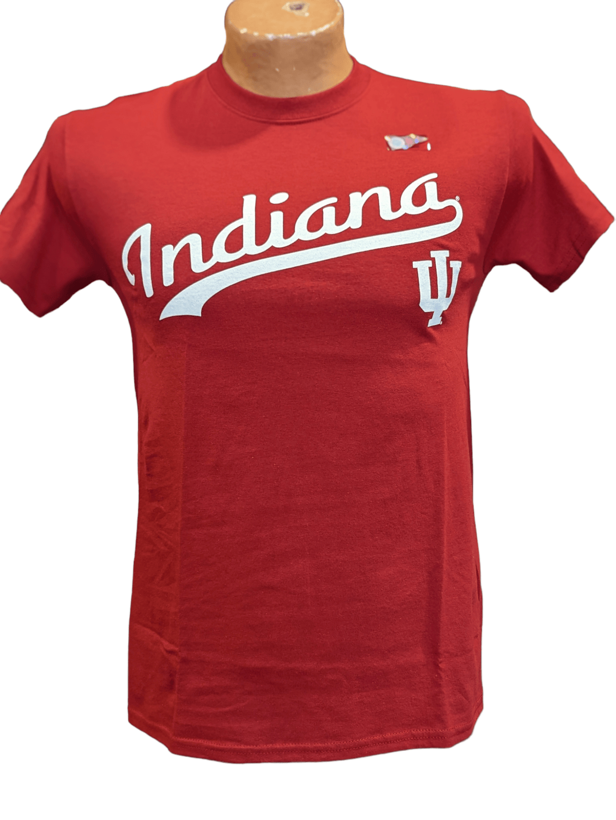 Blue 84 Shirts & Tops Indiana Hoosiers T-Shirt Crimson and Cream Indiana Hoosiers T-Shirt | Carrot Stick Sports