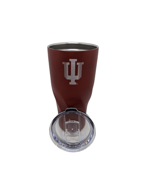 On The Mark Beermug Indiana University Hoosier Stainless Steel Mug