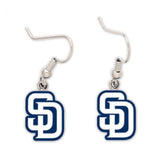 San Diego Padres Hanging Logo Earrings Earrings - Available at Carrot Stick Sports