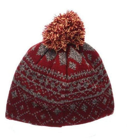 Seminole Shield Logo Pom Winter Hat from Florida State University Hat - Available at Carrot Stick Sports