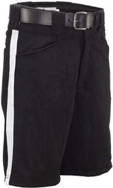 Smitty Shorts Black with White Stripe Officiating Supplies - Available at Carrot Stick Sports