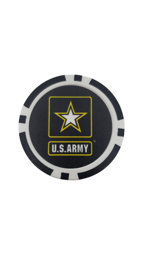 US Army Poker Chip Marker Golf Gear - Available at Carrot Stick Sports
