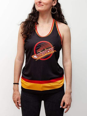 Vancouver Canucks Throwback Racerback Tank Top Shirts - Available at Carrot Stick Sports