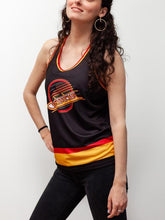 Vancouver Canucks Throwback Racerback Tank Top Shirts - Available at Carrot Stick Sports
