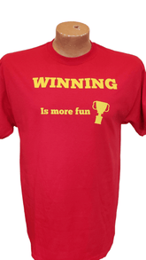 Winning Is More Fun T-Shirt Clothing - Available at Carrot Stick Sports